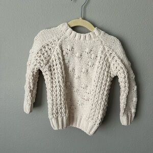 NWT!! 2T/3T Tullabee Cream Knit Sweater